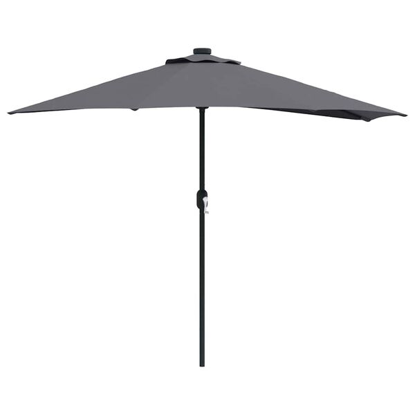 vidaXL Garten-Sonnenschirm Anthrazit 294 x 150 x 224 cm