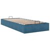 vidaXL Ottoman-Bett ohne Matratze Dunkelblau 80x200 cm Samt