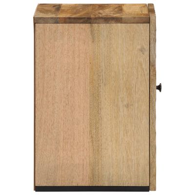 vidaXL Bad-Wandschrank 38x33x48 cm Massivholz Mango