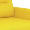 vidaXL 2-Sitzer-Sofa Hellgelb 120 cm Stoff