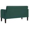 vidaXL Zweisitzer-Sofa Dunkelgr&uuml;n 109 cm Samt