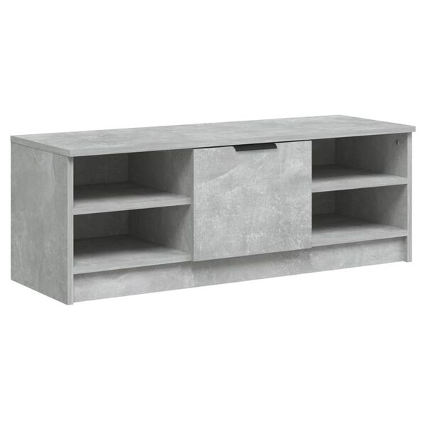 vidaXL TV-Schrank Betongrau 102x35,5x36,5 cm Holzwerkstoff