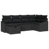 vidaXL Sofa Set 7 stk. Poly-Rattan
