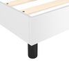vidaXL Boxspringbettgestell Wei&szlig; 200x200 cm Kunstleder