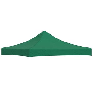 vidaXL Partyzelt-Dach 3x3 m Gr&uuml;n 270 g/m&sup2;