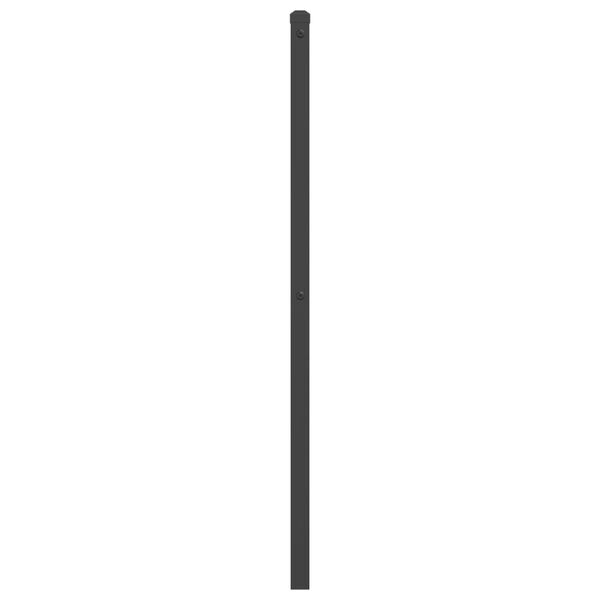 vidaXL Ersatz-Kopfteil Metall Schwarz 193 cm