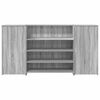 vidaXL Empfangstheke Grau Sonoma 200x50x103,5 cm Holzwerkstoff