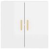 vidaXL Wandschrank Hochglanz-Wei&szlig; 60x30x60 cm Holzwerkstoff