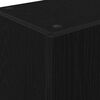 vidaXL K&uuml;chenbuffet mit Regal Schwarz Eichen-Optik 32 x 50 x 180 cm