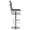 vidaXL Barhocker 2 Stk. Taupe Stoff