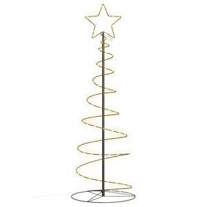 vidaXL LED Weihnachtsbaum 100 LEDs Warmwei&szlig; 150 cm