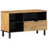 vidaXL TV-Schrank Braun 80x33x46 cm Massivholz Mango