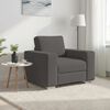 vidaXL Sessel Dunkelgrau 60 cm Cordstoff
