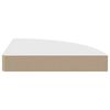 vidaXL Eck-Schweberegal Weiß 25x25x3,8 cm MDF
