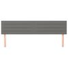 vidaXL Kopfteile 2 Stk. Dunkelgrau 80x5x78/88 cm Stoff