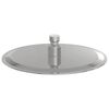 vidaXL Regenbrause Edelstahl 304 20 cm Rund
