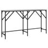 vidaXL Konsolentisch Grau Sonoma 140x29x75 cm Holzwerkstoff