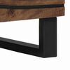 vidaXL Nachttisch 2 pcs Walnuss 40 x 33 x 46 cm Massivholz Akazie