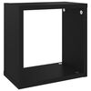 vidaXL W&uuml;rfelregale 6 Stk. Schwarz 26x15x26 cm