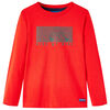 Kinder-Langarmshirt Rot 104