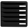 Exacompta Big-Box Plus Schubladenbox Ecoblack mit 5 Laden
