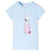 vidaXL Kinder-T-Shirt Hellblau 140