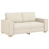 vidaXL 2-Sitzer Sofa Leinen 140 cm
