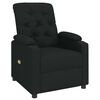 vidaXL Massagesessel Schwarz Stoff