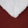 vidaXL &Uuml;berwurfdecke Bordeauxrot 240 x 270 cm Fleece