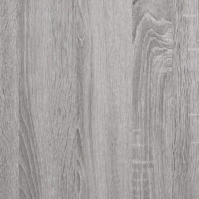 vidaXL Bettgestell Grau Sonoma 90x200 cm Holzwerkstoff