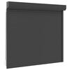vidaXL Rollladen Anthrazit 160 x 150 cm Aluminium und Polyurethan