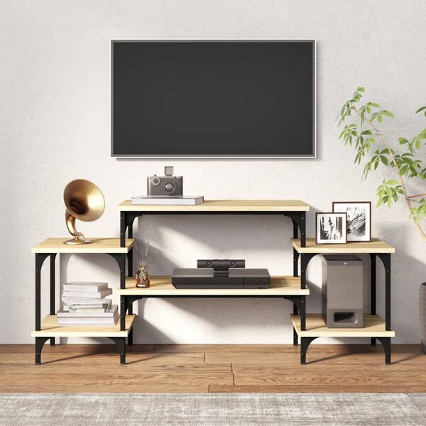 vidaXL TV-Schrank Sonoma-Eiche 117x35x52 cm Holzwerkstoff