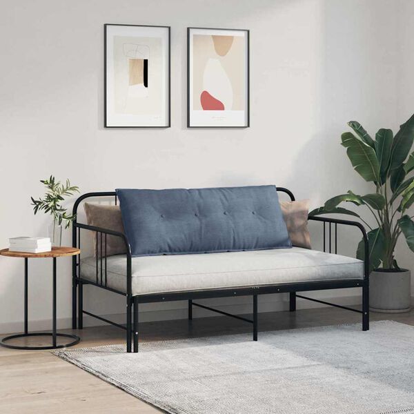 vidaXL R&uuml;ckenkissen Blau 120 x 50 cm Cordstoff