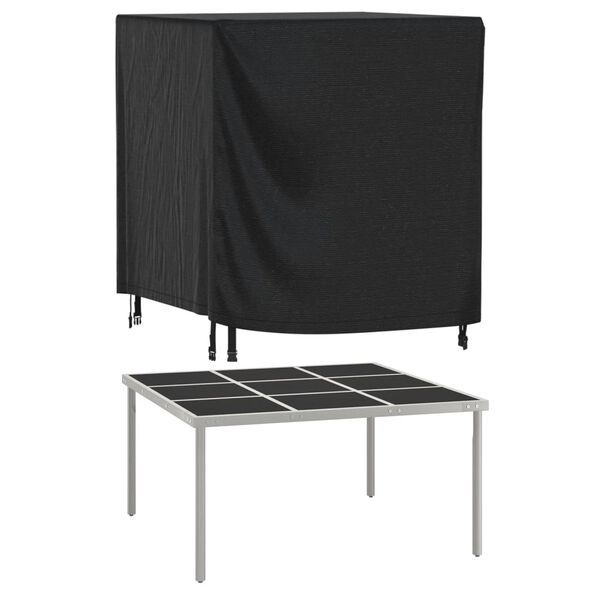 vidaXL Gartenm&ouml;bel-Abdeckungen 2 Stk Schwarz 116x100x120cm Wasserdicht