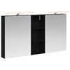 vidaXL Badezimmerschrank-Set 3 pcs 130 x 14,5 x 70 cm Holzwerkstoff