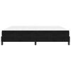 vidaXL Boxspringbett mit Matratze Schwarz 200 x 200 cm Stoff