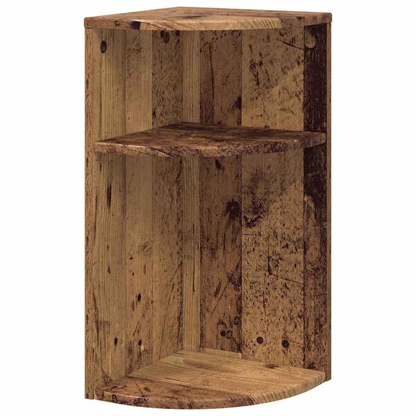 vidaXL Beistelltisch Altholz 29,6 x 29,6 x 60 cm Holzwerkstoff