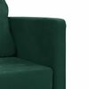 vidaXL Bodensofa mit Schlaffunktion Dunkelgr&uuml;n 122x204x55 cm Samt