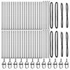 vidaXL Zaunpfosten 52 pcs Grau 3,2 x 3,2 x 50 cm