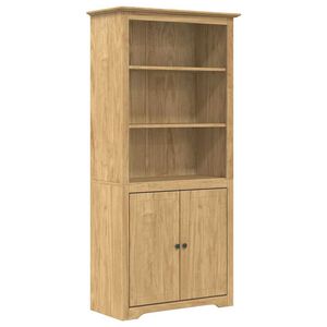 vidaXL B&uuml;cherregal BODO 3 Ebenen 82 x 40 x 173 cm Holzwerkstoff