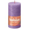 Bolsius Rustikale Stumpenkerzen Shine 4 Stk. 130x68 mm Lila