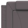 vidaXL Bettgestell "Viana" ohne Matratze Grau 100x200 cm Kunstleder
