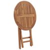 vidaXL Gartentisch Klappbar 60 cm Massivholz Teak