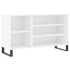 vidaXL Schuhregal Wei&szlig; 102x36x60 cm Holzwerkstoff