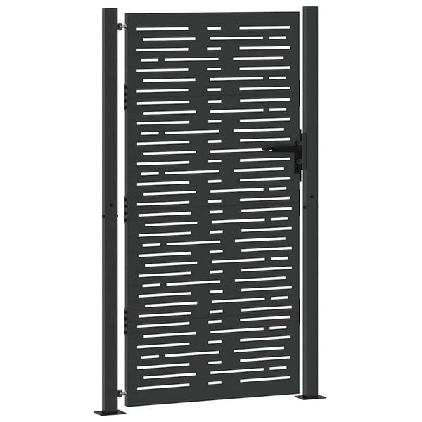 vidaXL Gartentor 100x175 cm Cortenstahl Quadratisches Design