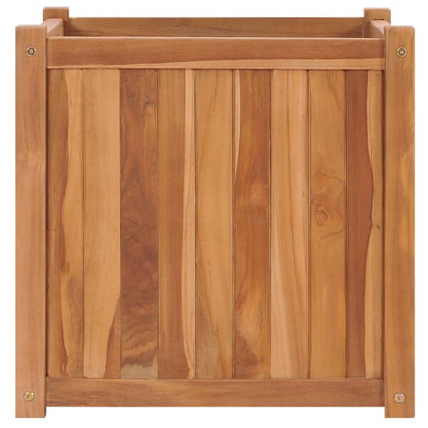 vidaXL Hochbeet 50x50x50 cm Massivholz Teak