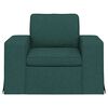 vidaXL Sofa 60cm Dunkelgr&uuml;n Metall