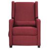vidaXL Massagesessel Weinrot Stoff