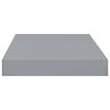 vidaXL Schweberegal Grau 40x23x3,8 cm MDF