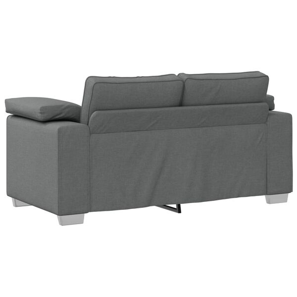 vidaXL Sofa Dunkelgrau 160 x 77 x 82 cm Stoff